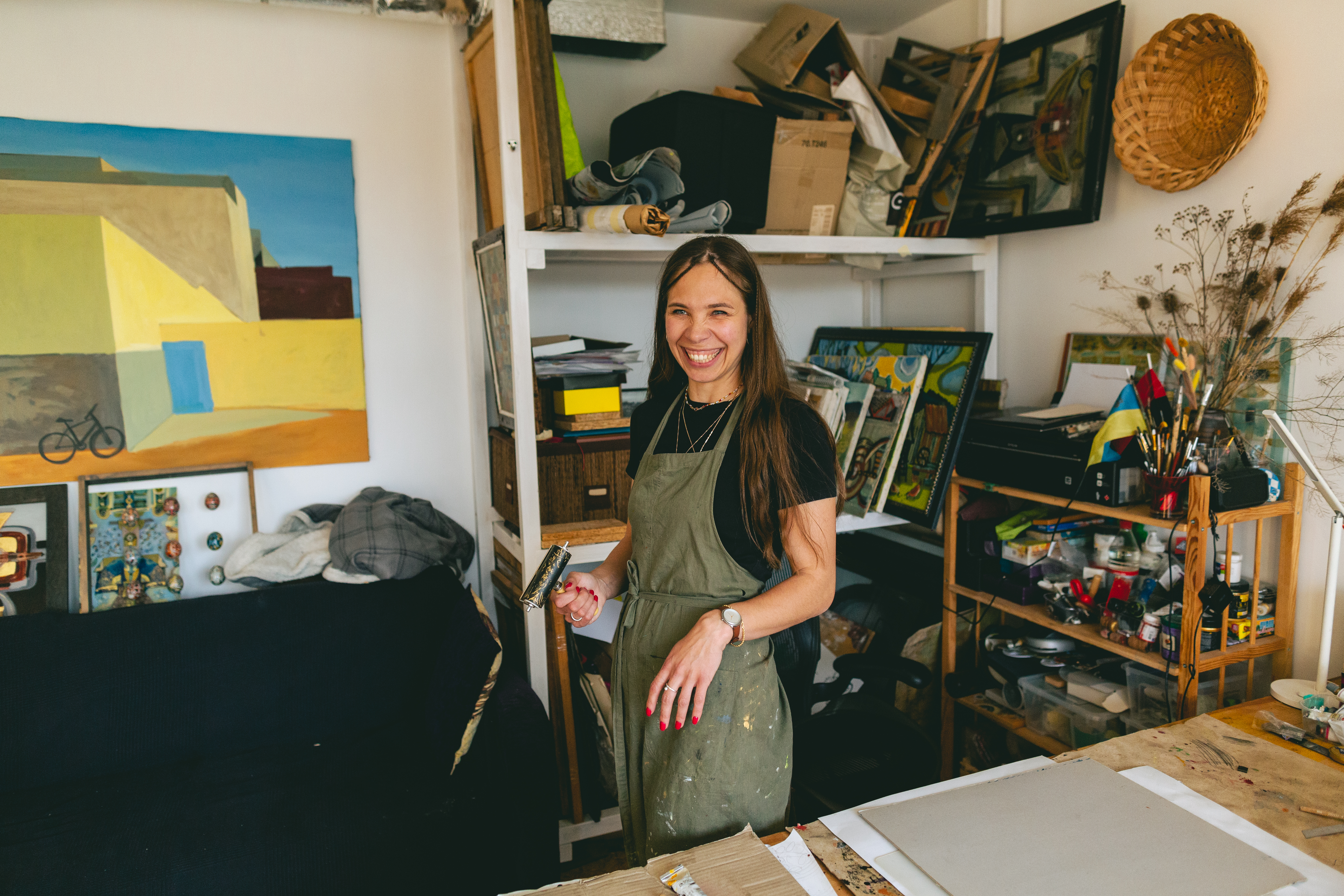 Portrait of Dzvinka Zagayska, who works in the artist style (Львів, Ukraine) Photo 5 of 5.