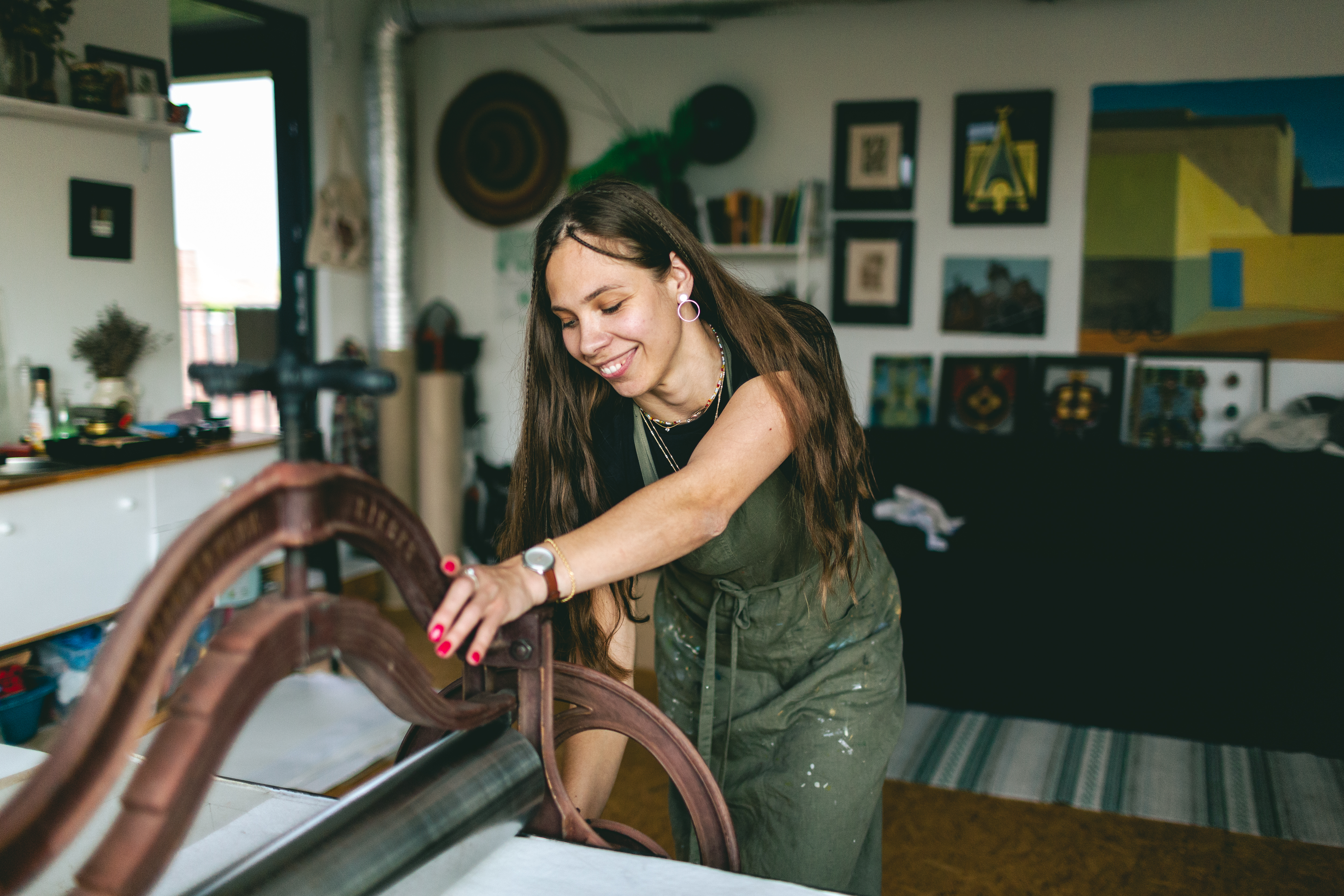 Portrait of Dzvinka Zagayska, who works in the artist style (Львів, Ukraine) Photo 4 of 5.