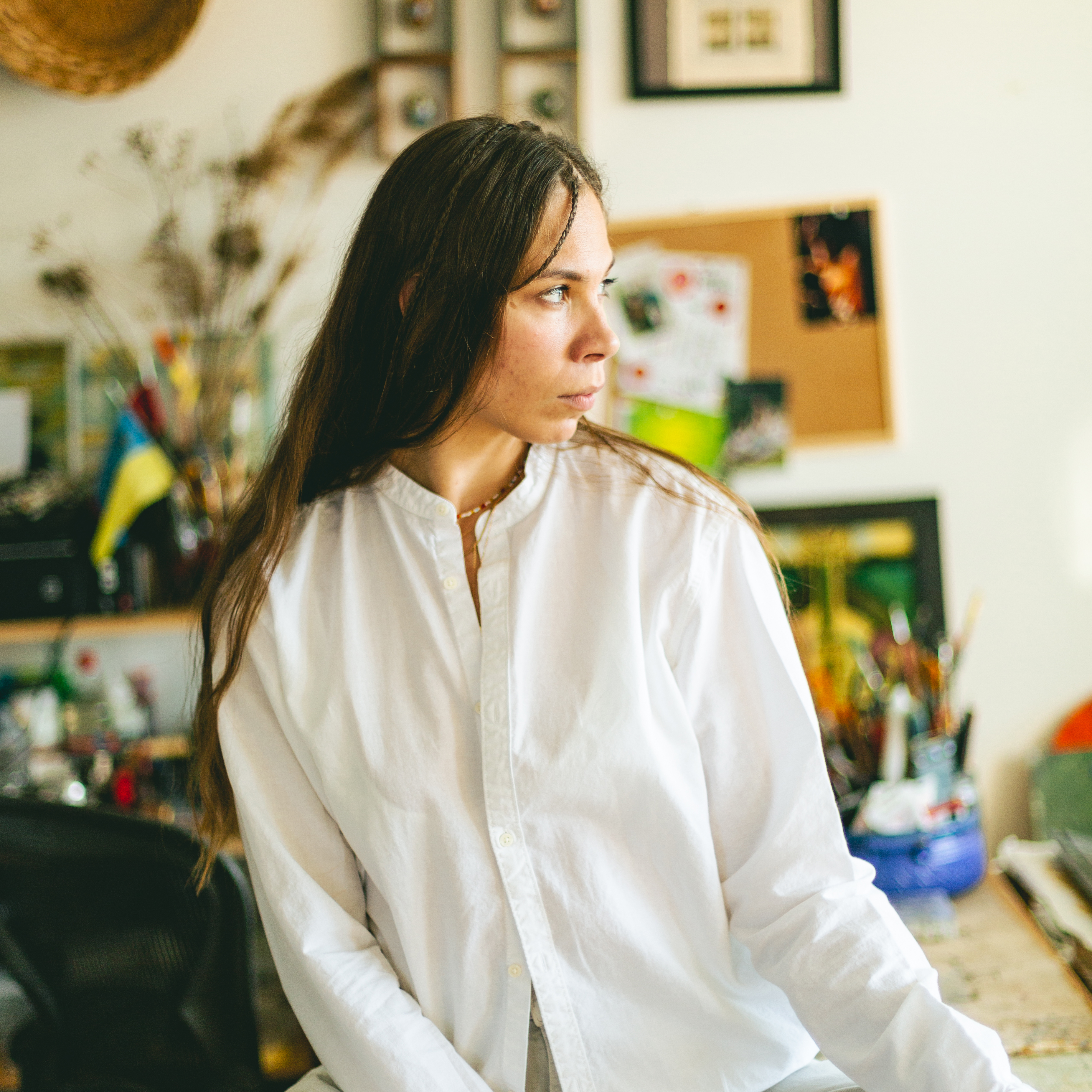 Portrait of Dzvinka Zagayska, who works in the artist style (Львів, Ukraine) Photo 1 of 5.