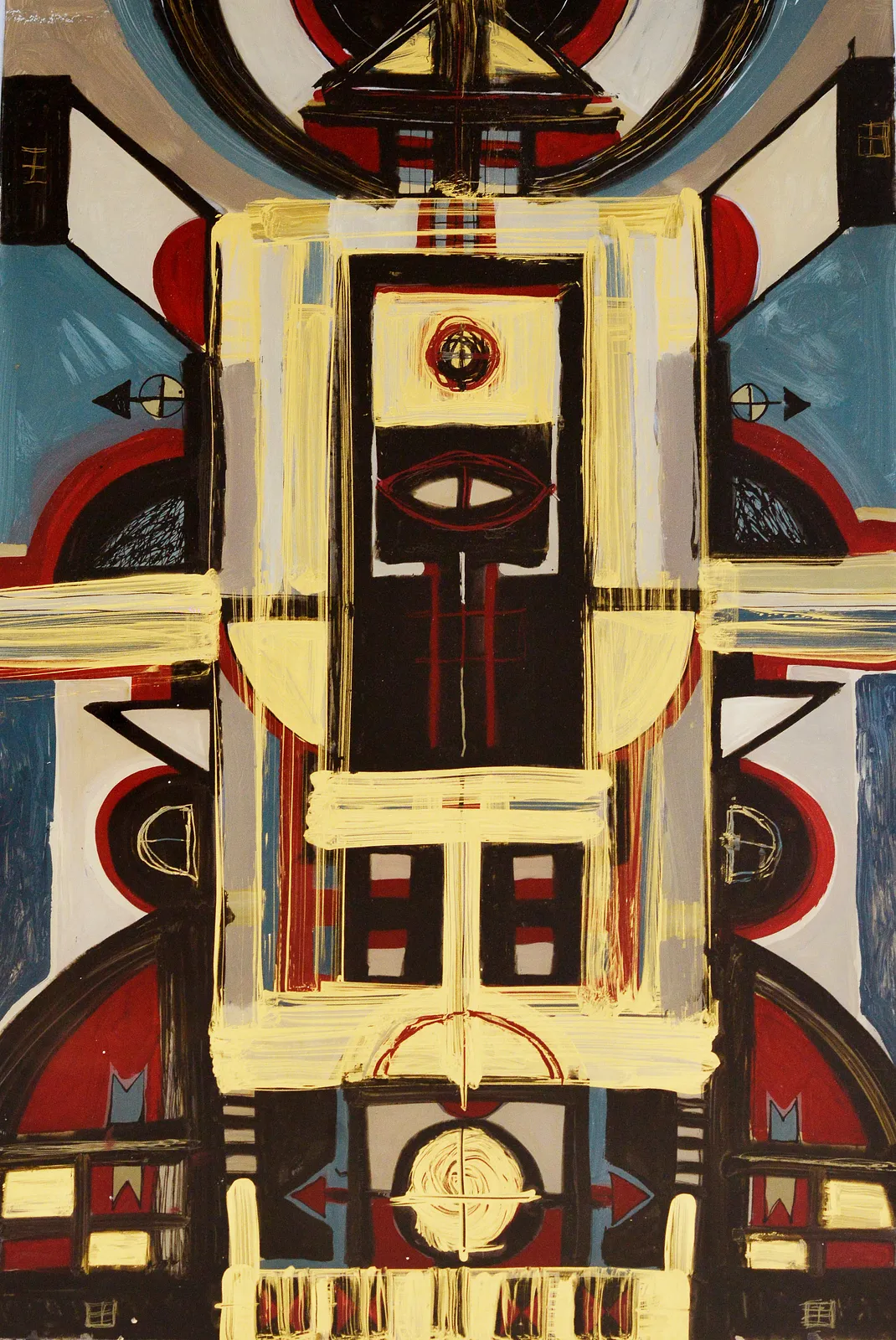 Image of Symmetry by Dzvinka Zagayska, made of glass/oil, Glass painting medium, from Львів, part of the Symmetry series
