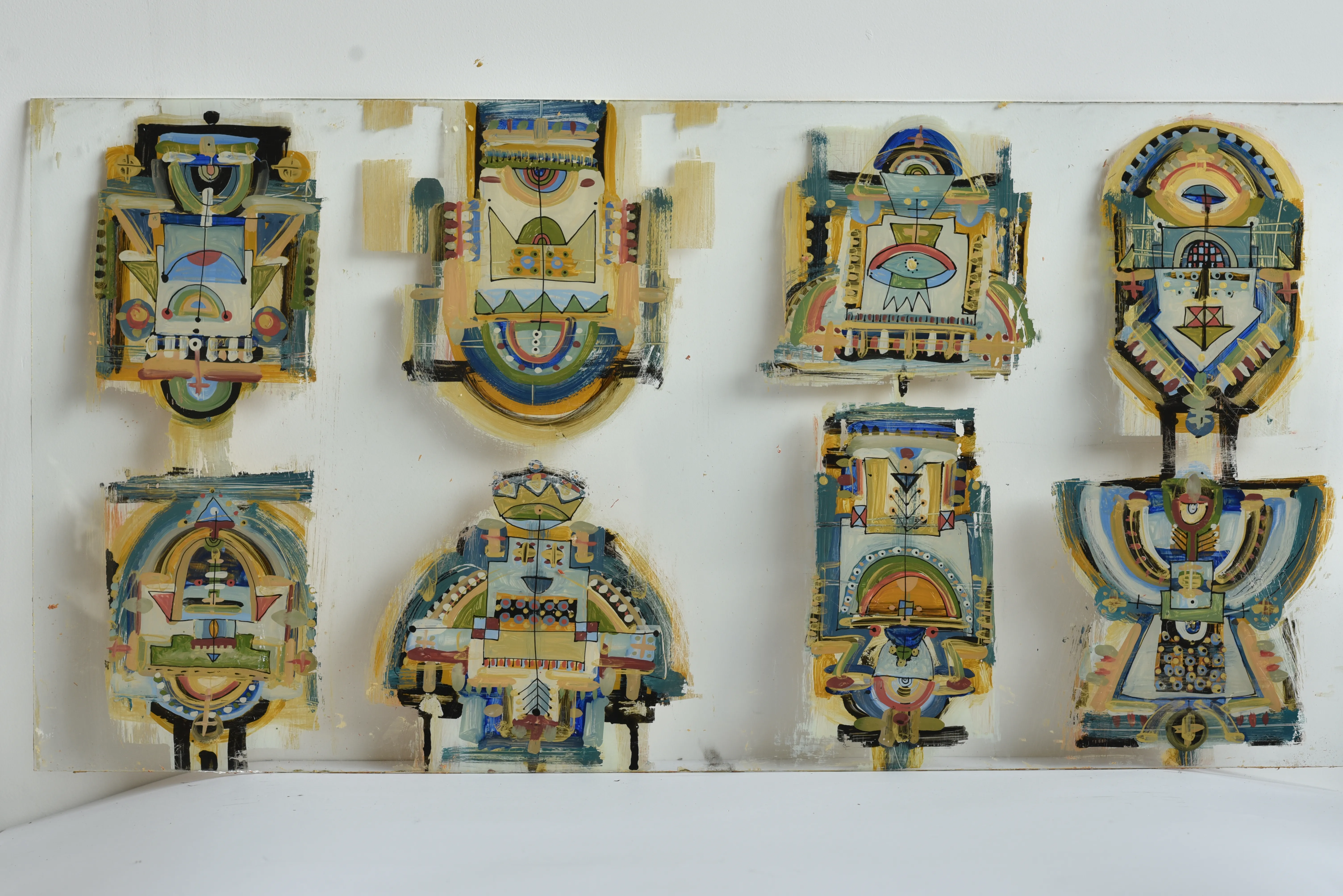 Image of CYCLIC by Dzvinka Zagayska, a Painting on glass / oil, based in Lviv